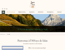 Tablet Screenshot of abbaye-de-salaz.ch